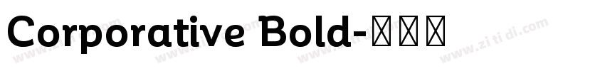 Corporative Bold字体转换